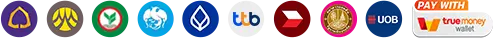 ช่องทางการชำระเงิน - UOB, Crypto, Pay With และอื่นๆ